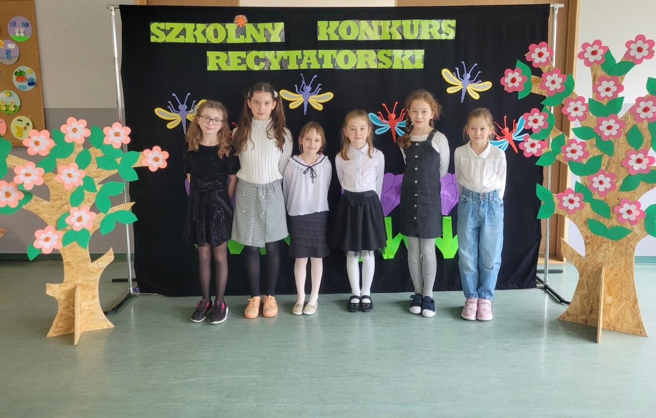 Szkolny konkurs recytatorski klas 1-3