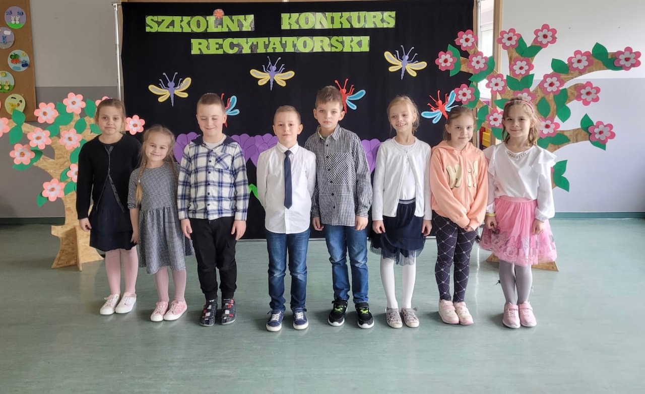 Szkolny konkurs recytatorski klas 1-3