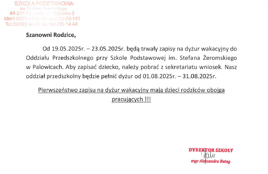 Ogłoszenie