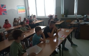 Uczniowie szkoły podczas spotkania ze studentką z Niemiec (3)