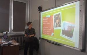 Uczniowie szkoły podczas spotkania ze studentką z Niemiec (4)