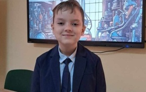 Nasz uczeń Wojciech w trakcie konkursu (2)