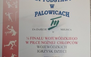 Dyplom za zawody sportowe. (2)