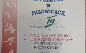 Dyplom za zawody sportowe. (1)