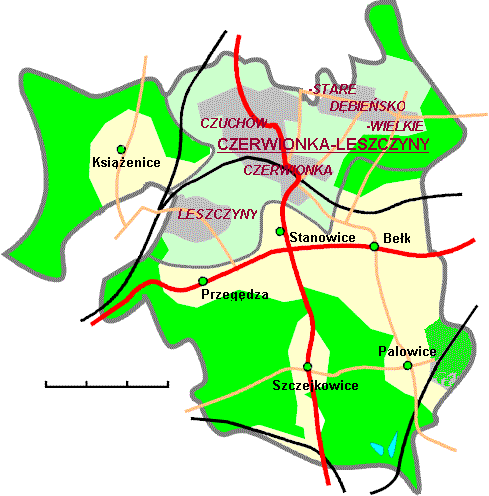 Położenie Palowic